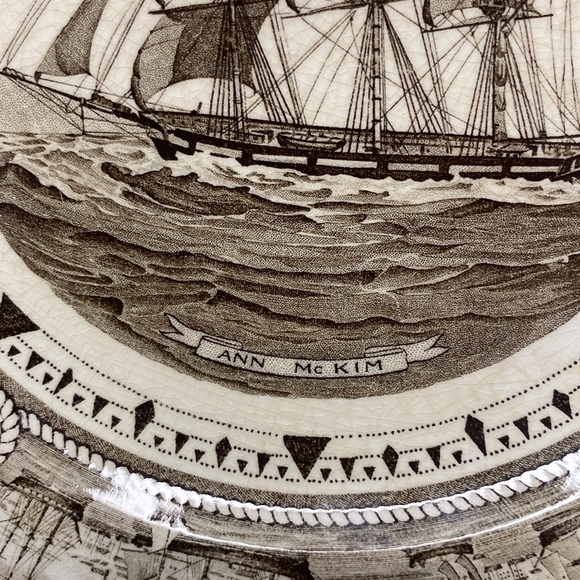 Wedgwood The American Clipper Ship Plate "Ann McKim" - Picture 3 of 5